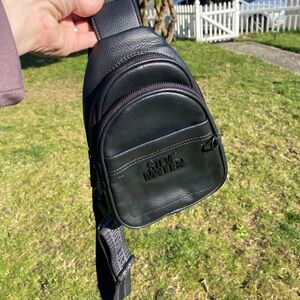 Steve Madden Black Sling Shoulder Bag